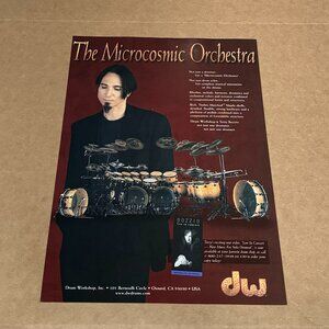 Terry Bozzio of Missing Persons - DW DRUMS - Print Advertisement